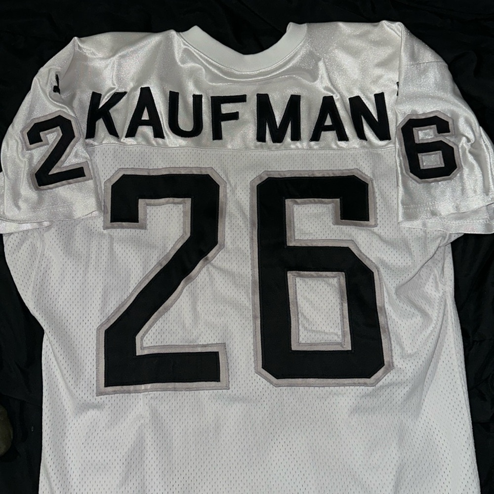 Vintage Starter LA Raiders Authentic stitched Napoleon Kaufman XL Field Fit